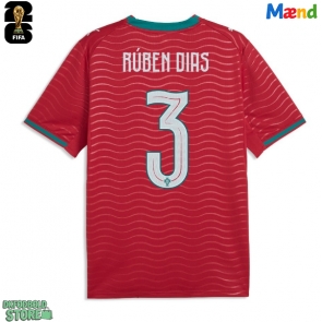 Portugal Ruben Dias #3 Replika Hjemmebanetrøje VM 2026 Kortærmet